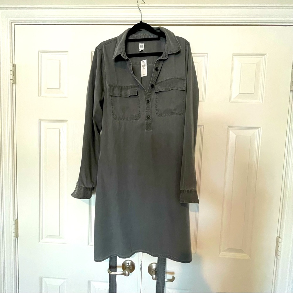 Gap Factory women’s shirt dress new with tags medium tall